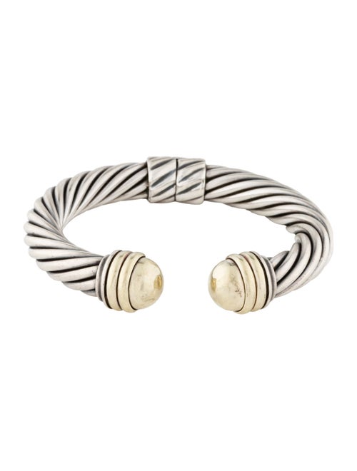 David Yurman Two-Tone Cable Classic Hinge Cuff