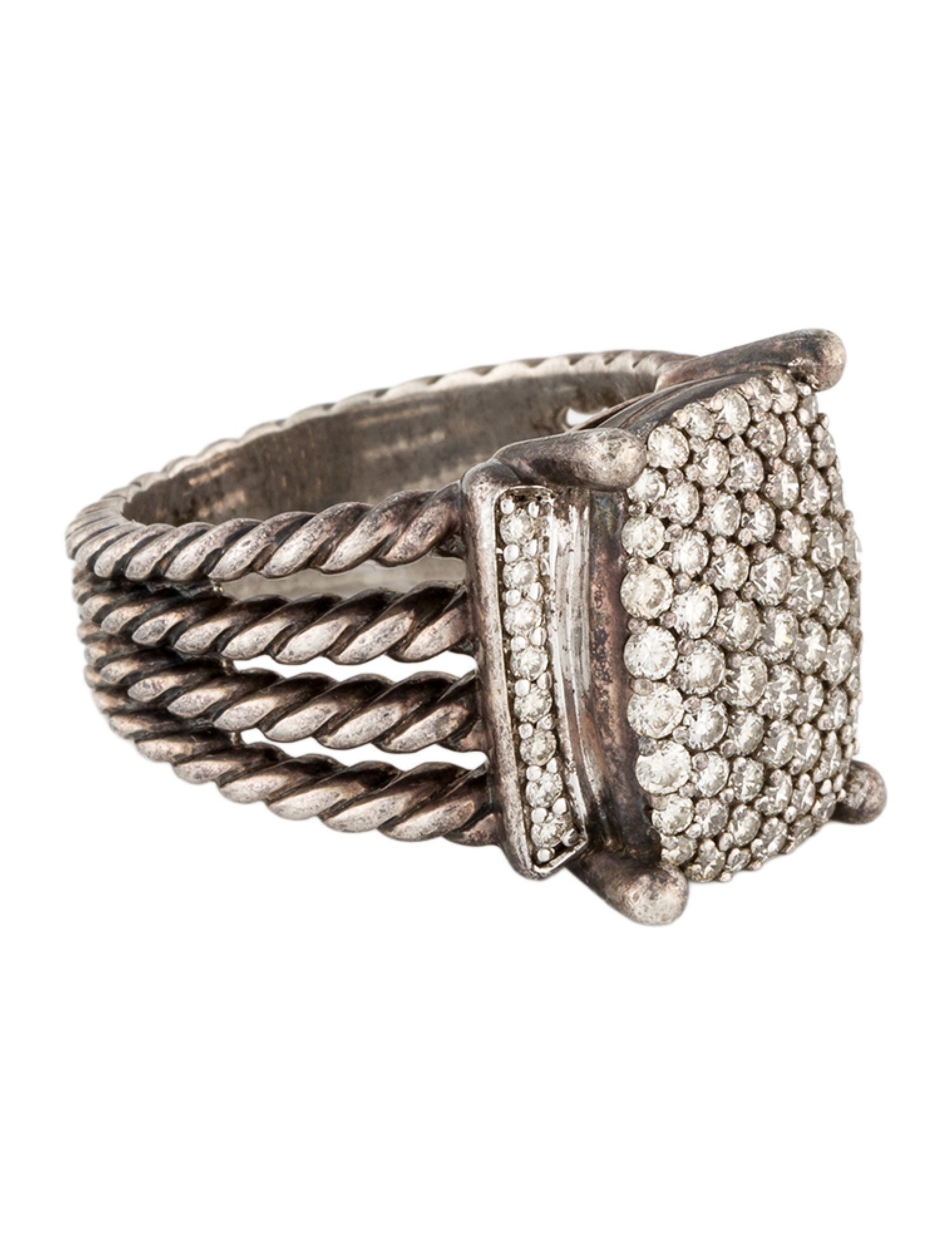 David Yurman 1.12ctw Diamond Wheaton Ring