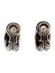 David Yurman Two-Tone Labyrinth Single Loop Earclips