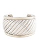 David Yurman Two Tone Large Cuff Bracelet