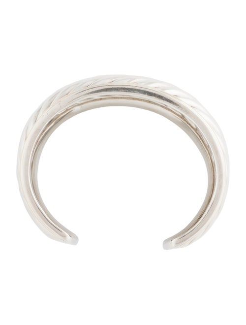 David Yurman Two Tone Large Cuff Bracelet
