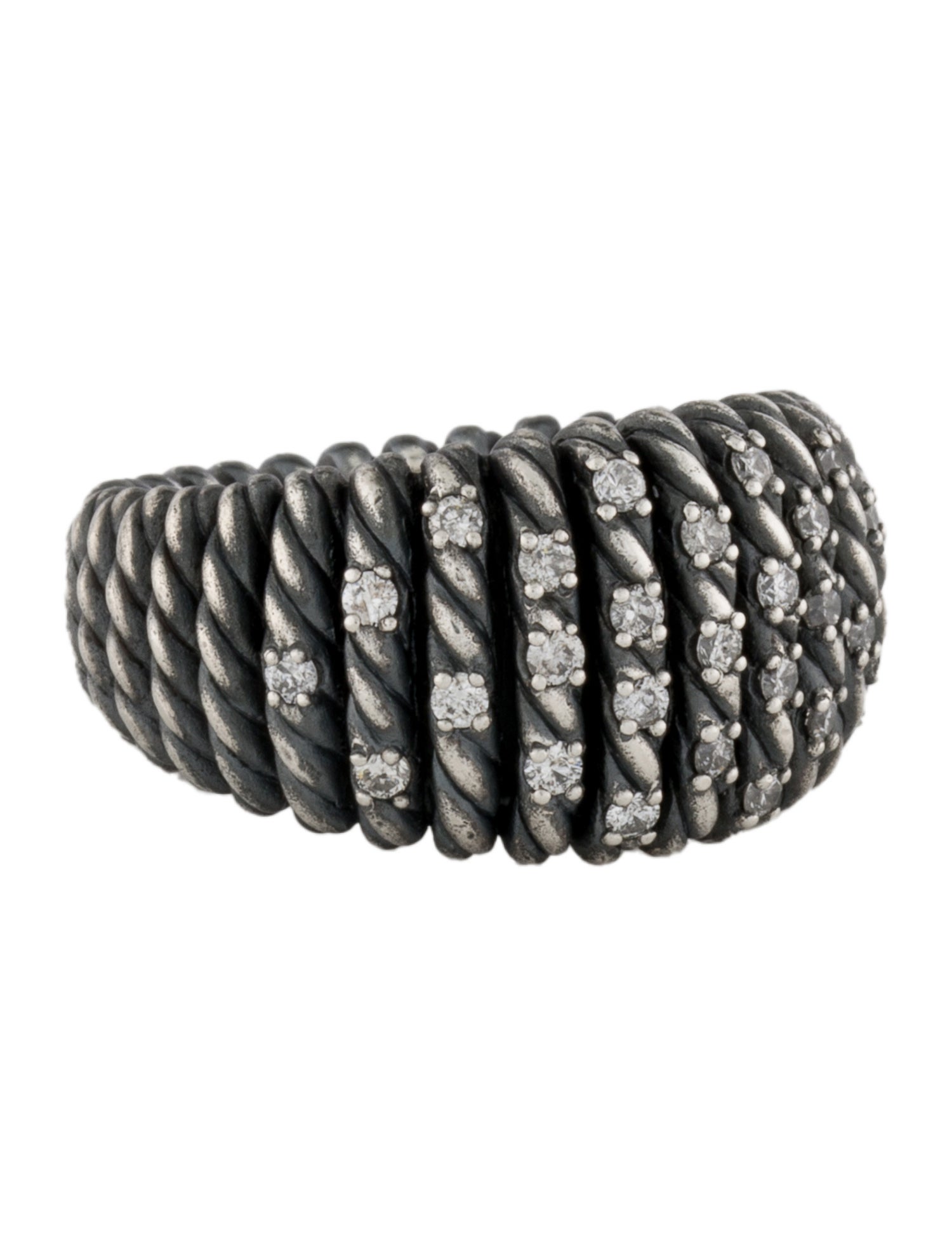 David Yurman Diamond Tempo Cocktail Ring