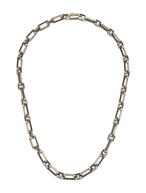 David Yurman 6.53ctw Diamond Pavé Linked Chain Necklace