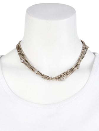David Yurman Diamond Multistrand Necklace