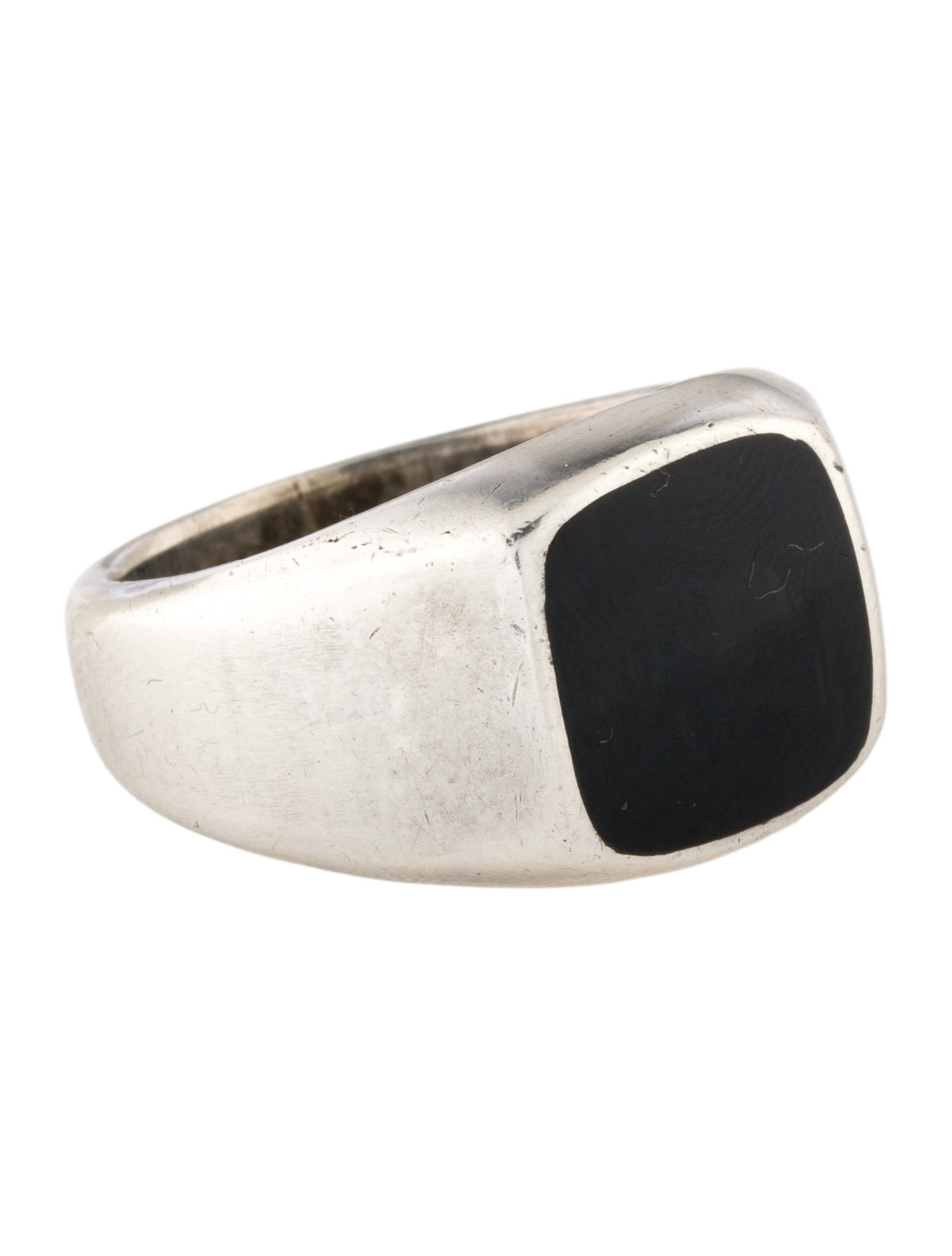 David Yurman Onyx Streamline Signet Ring