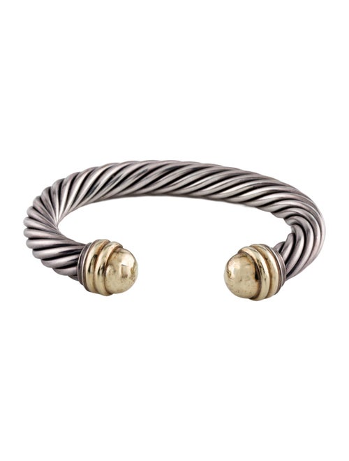 David Yurman Two-Tone Classic Cable Cuff Bracelet