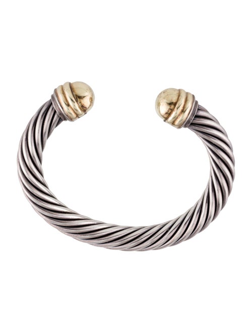 David Yurman Two-Tone Classic Cable Cuff Bracelet