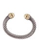 David Yurman Two-Tone Classic Cable Cuff Bracelet