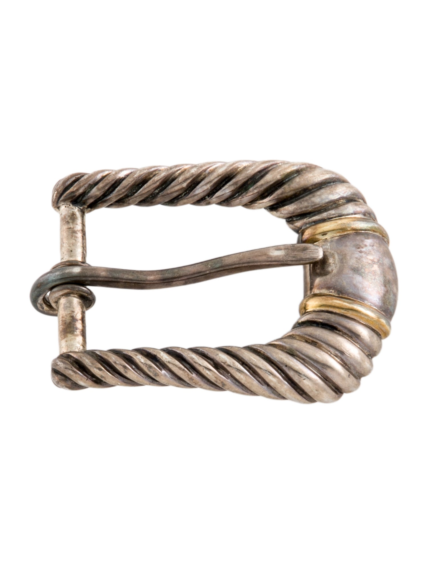 David Yurman 925 Metal Belt Buckle Set