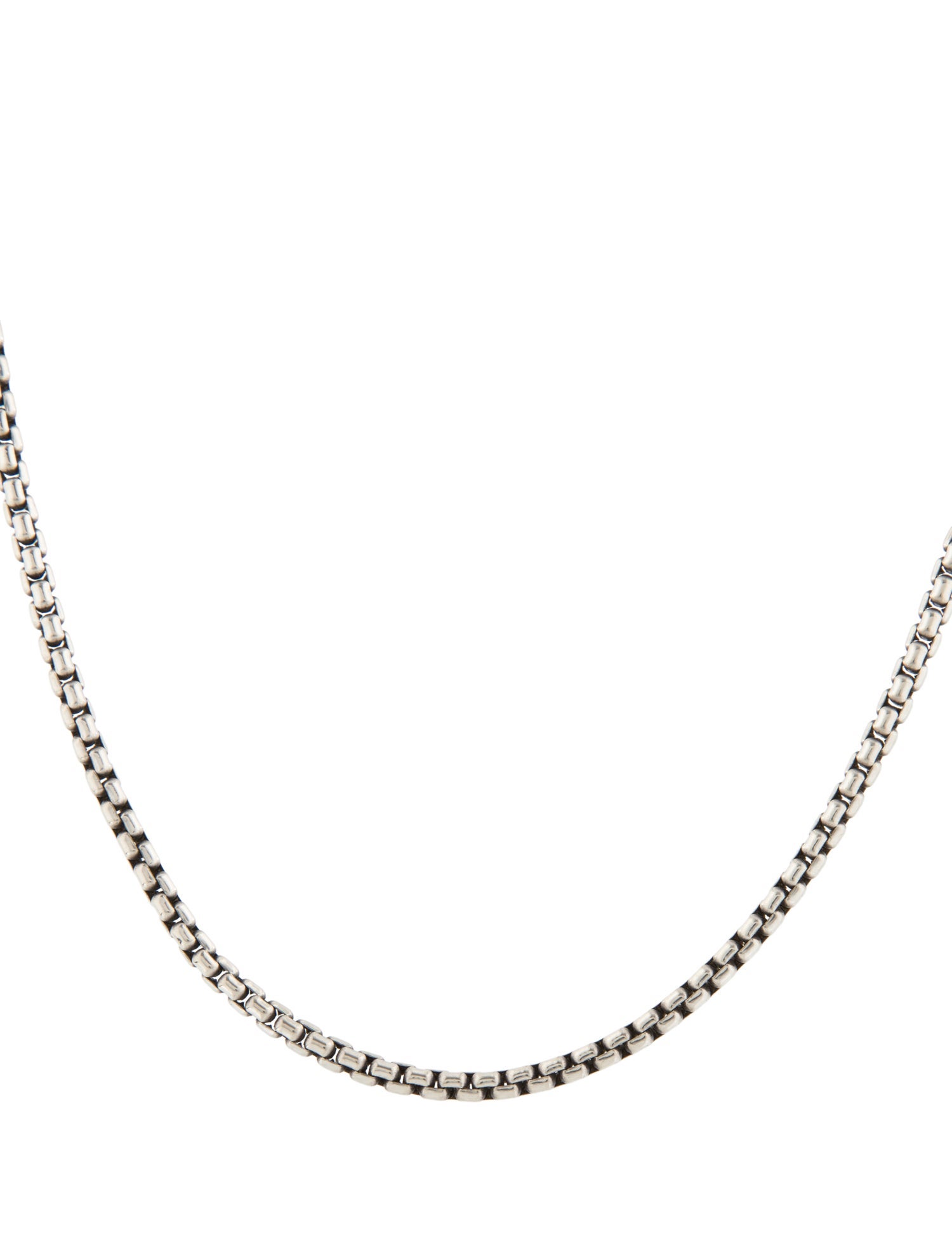 David Yurman Box Chain Necklace