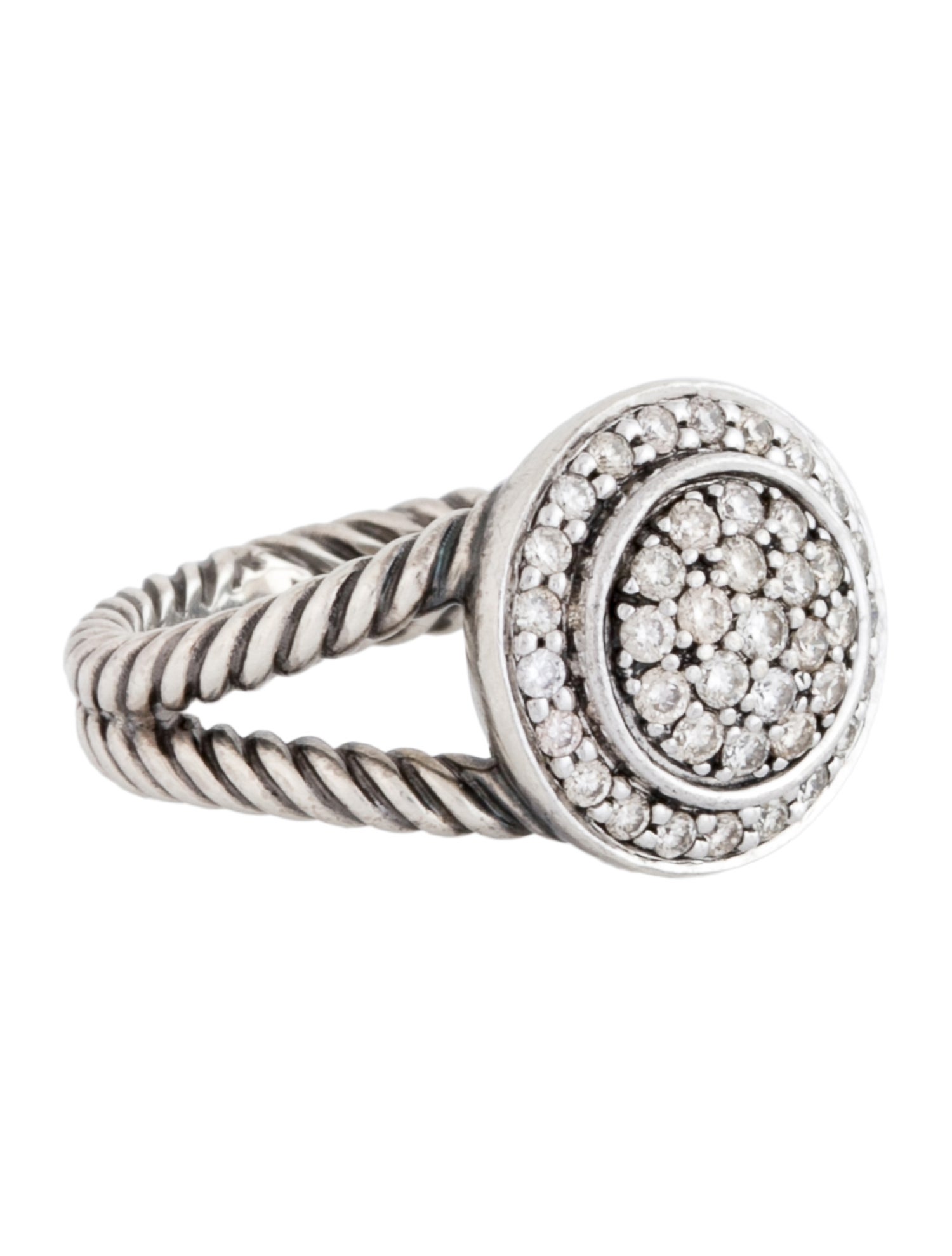 David Yurman Diamond Petite Cerise Cocktail Ring