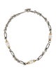 David Yurman Pearl Figaro Station Necklace