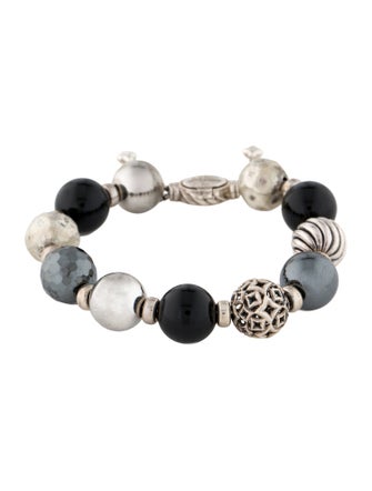 David Yurman Onyx Elements Bead Bracelet