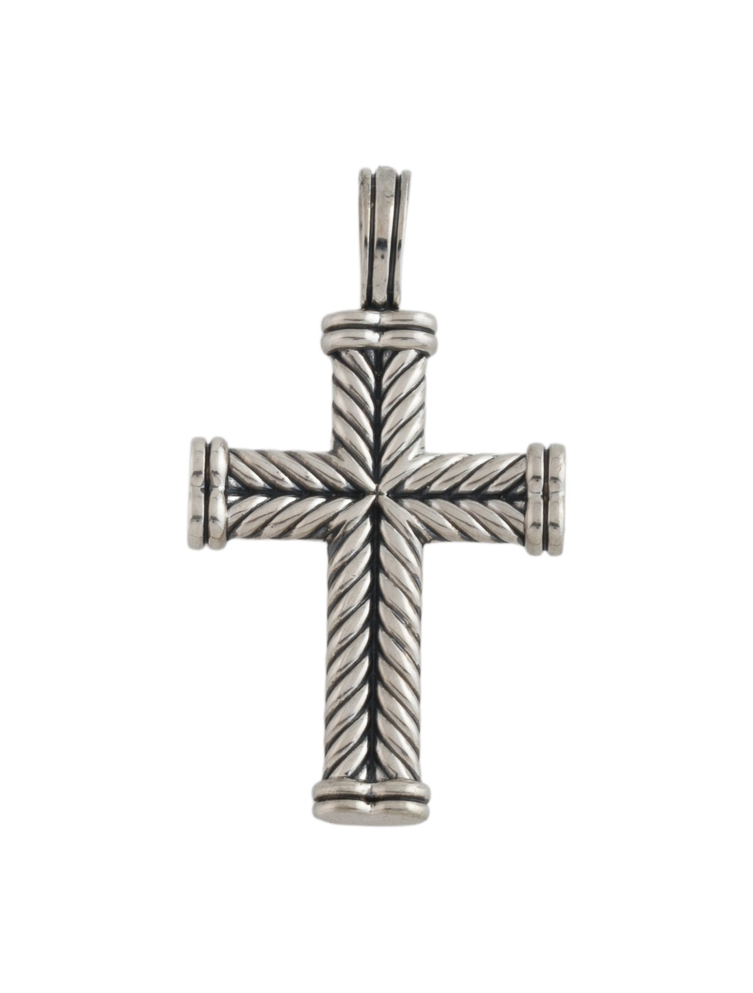 David Yurman Chevron Cross Pendant