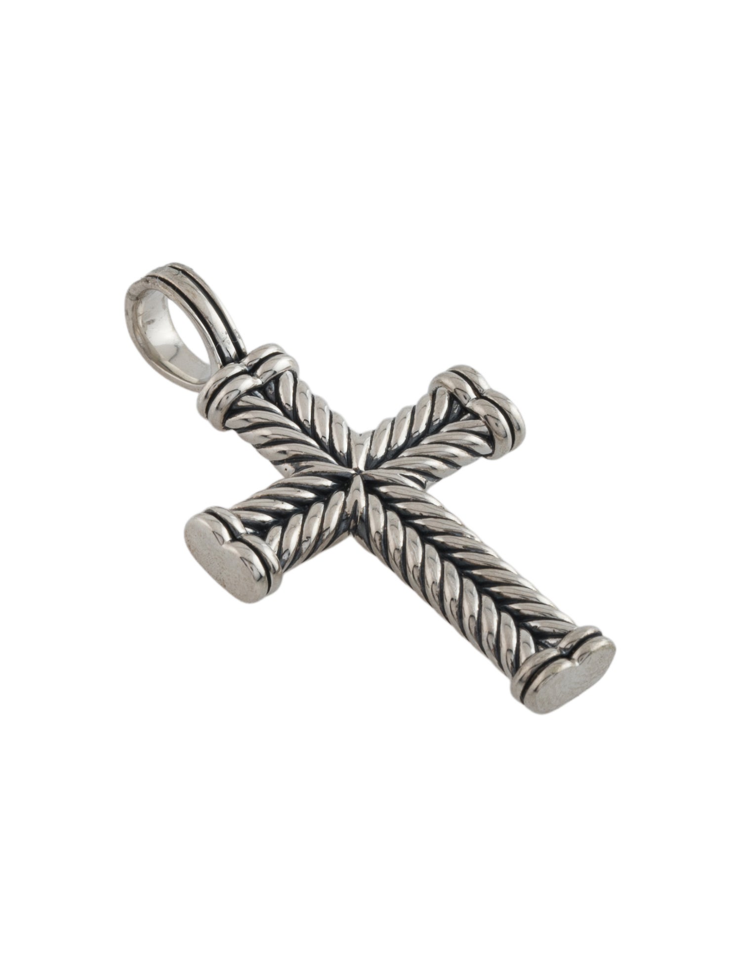 David Yurman Chevron Cross Pendant