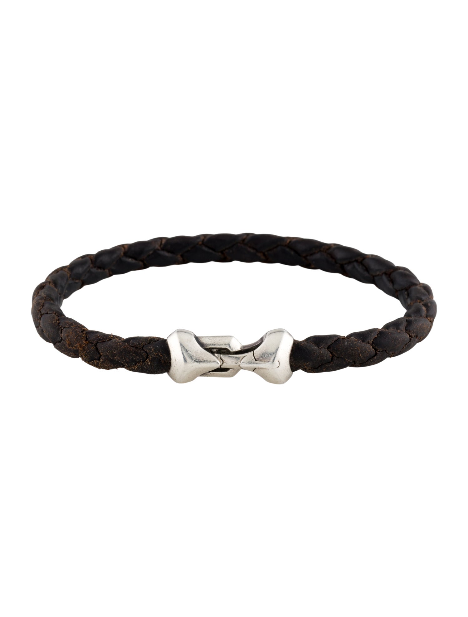 David Yurman Leather Woven Bracelet