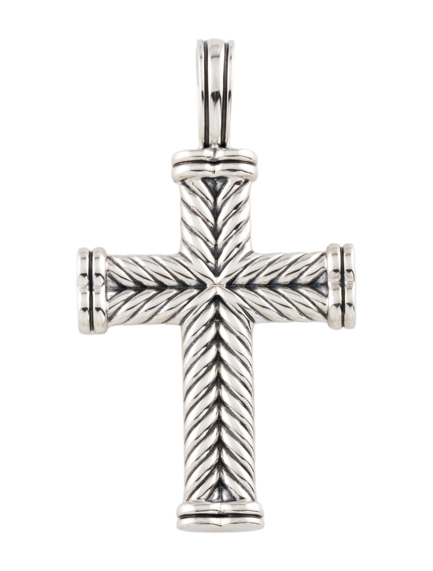 David Yurman Chevron Cross Pendant