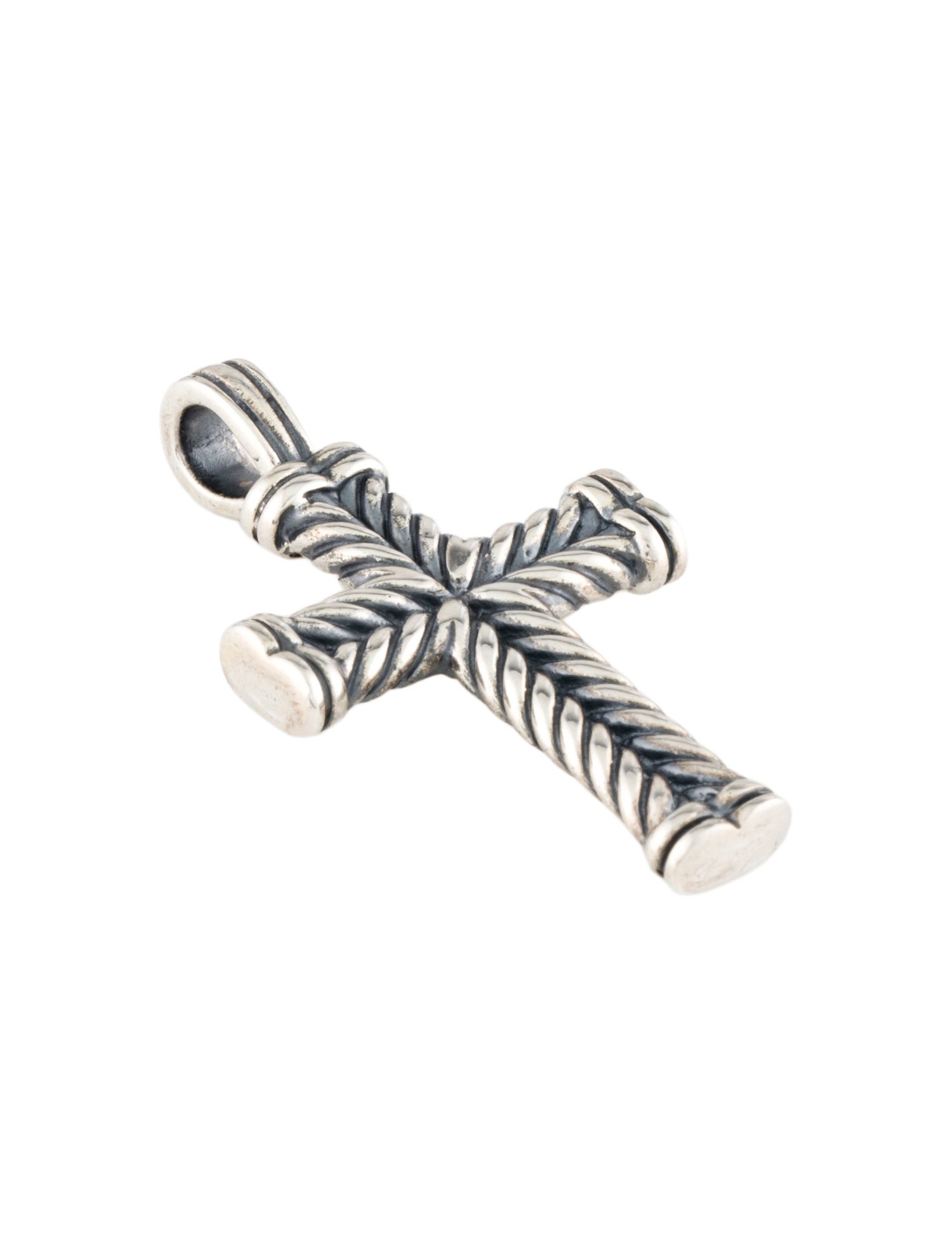 David Yurman Chevron Cross Pendant