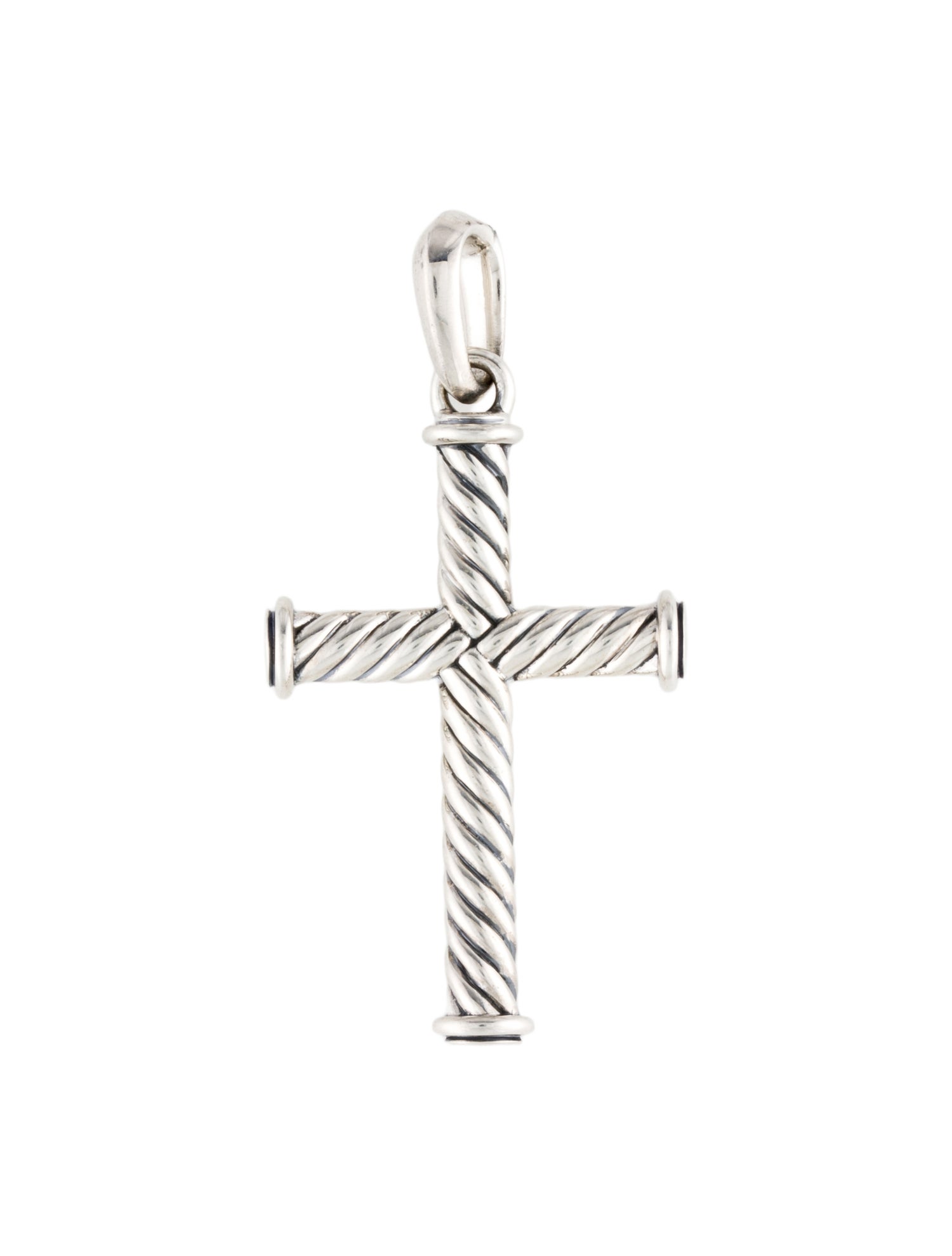 David Yurman Chevron Cross Pendant