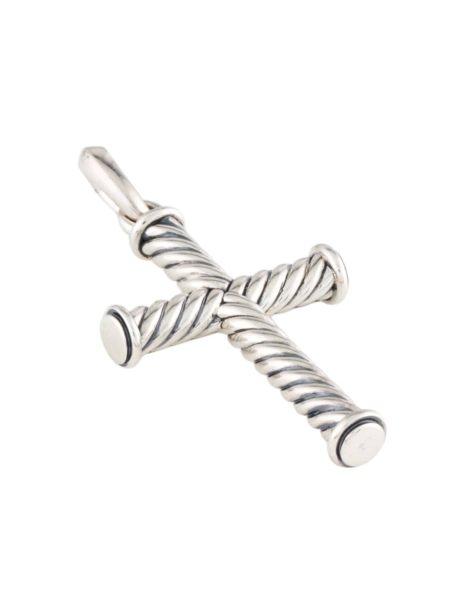 David Yurman Chevron Cross Pendant