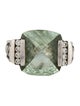 David Yurman Prasiolite & Diamond Cocktail Ring