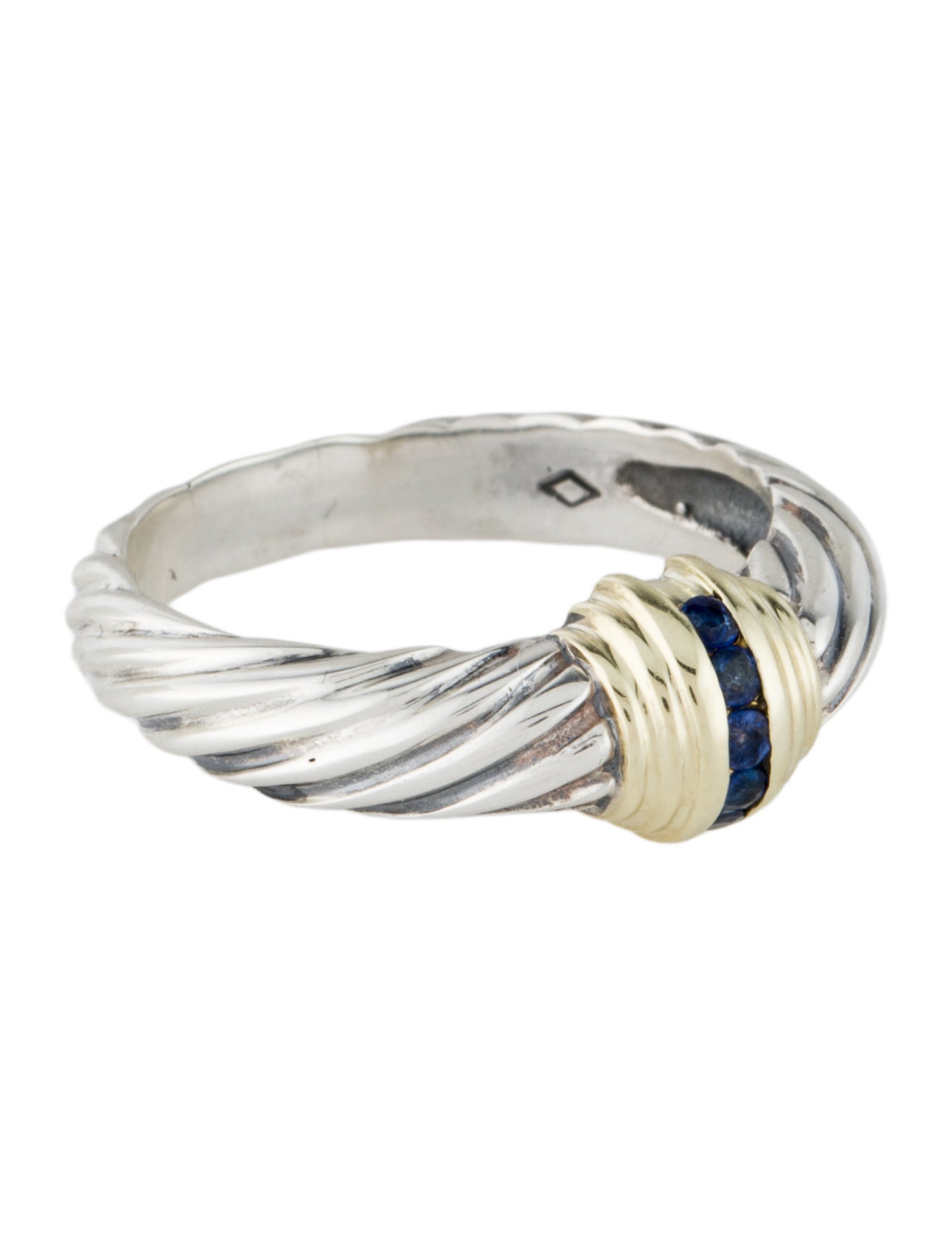 David Yurman Sapphire Cable Band
