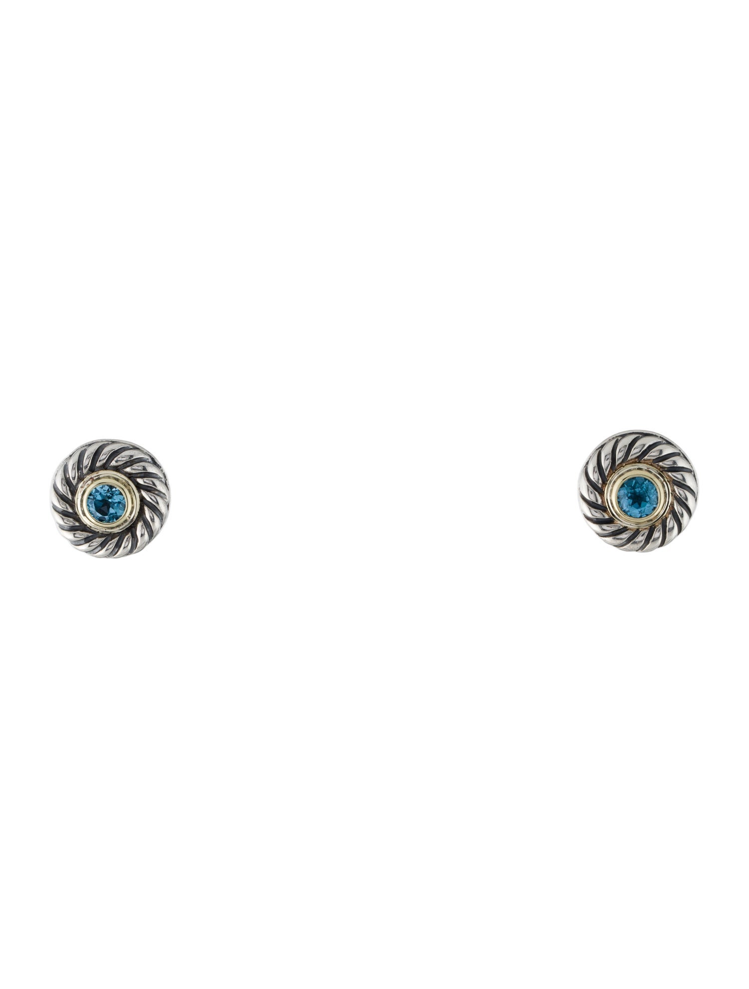 David Yurman Topaz Cookie Color Classic Studs