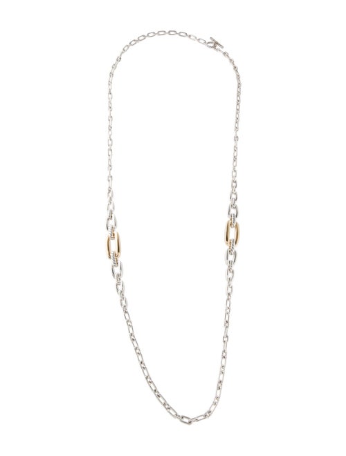 David Yurman Two-Tone Wellesley Link Necklace