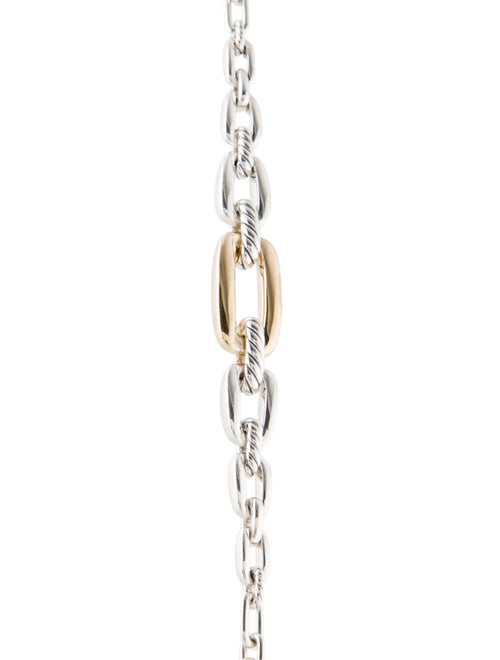 David Yurman Two-Tone Wellesley Link Necklace