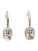 David Yurman Topaz & Diamond Drop Earrings