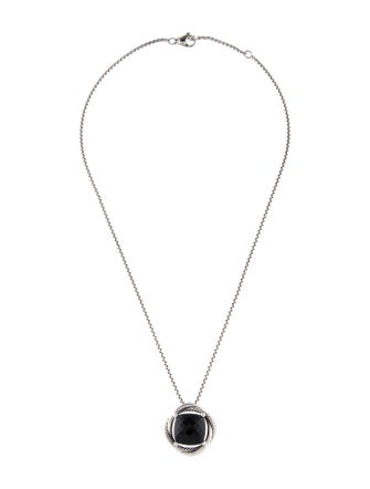 David Yurman Onyx Infinity Pendant Necklace