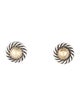 David Yurman Two-Tone Cookie Stud Earrings