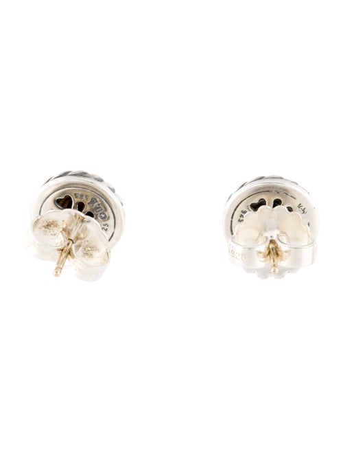 David Yurman Two-Tone Cookie Stud Earrings