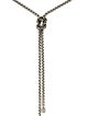 David Yurman Diamond Knotted Chain Necklace