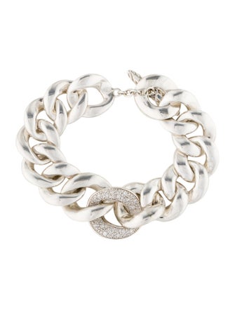 David Yurman Diamond Cordelia Link Bracelet
