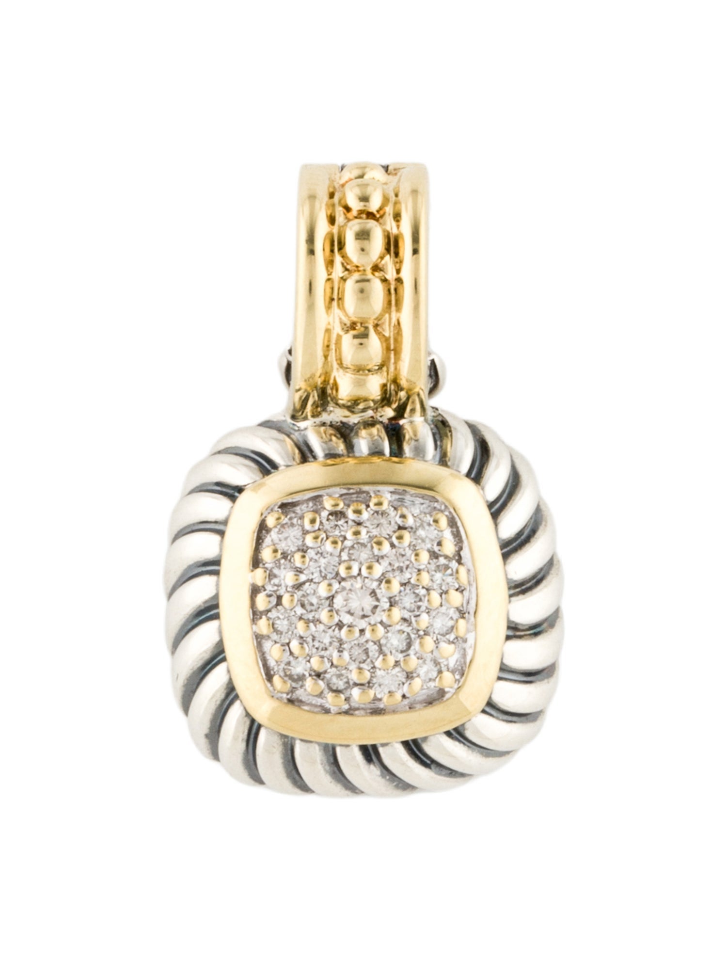 David Yurman Diamond Petite Albion Pendant
