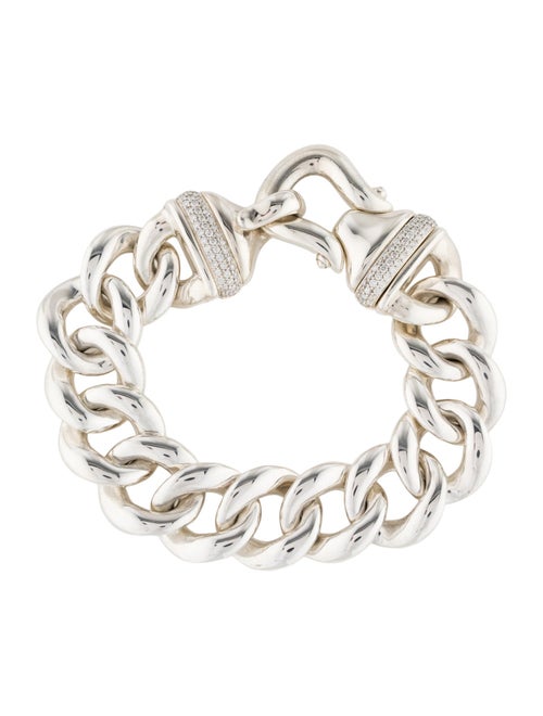 David Yurman Diamond Buckle Link Bracelet