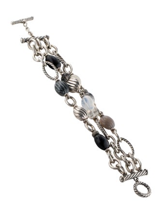 David Yurman Multi-Stone Mosaic Chain Bracelet