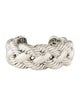 David Yurman Woven Cable Hinge Cuff Bracelet