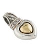David Yurman Diamond Heart Enhancer Pendant
