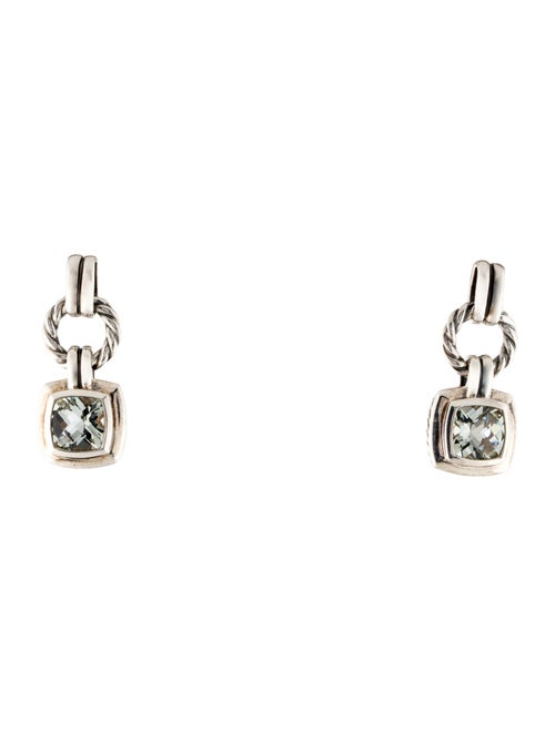 David Yurman Prasiolite Renaissance Drop Earrings