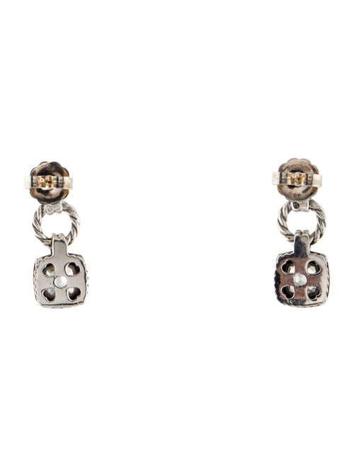 David Yurman Prasiolite Renaissance Drop Earrings