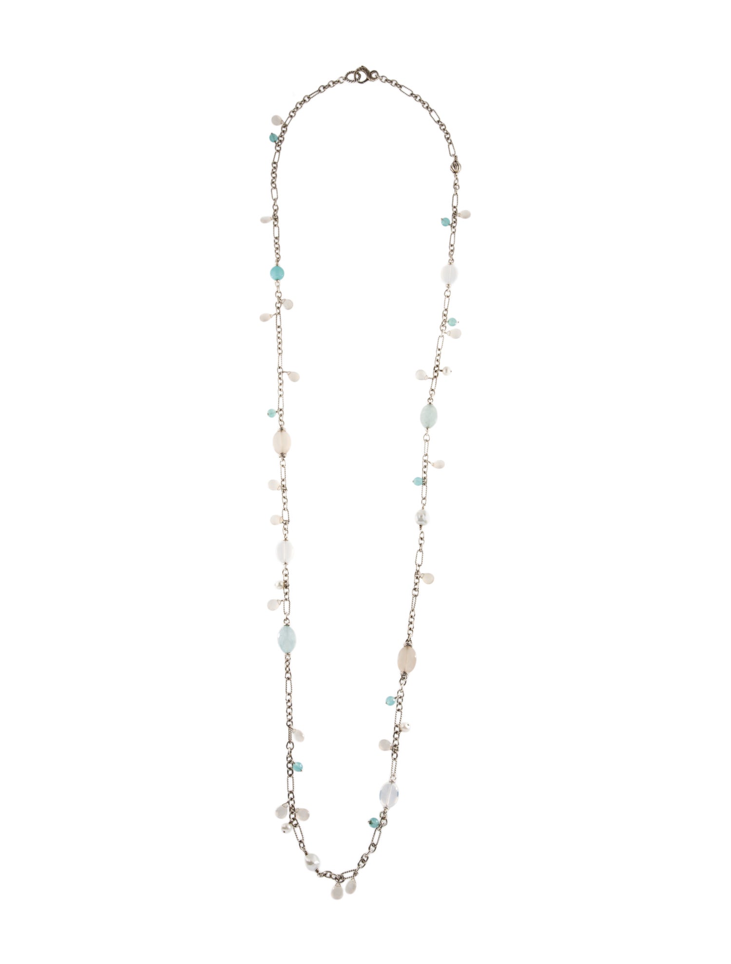 David Yurman Multi-Stone BIjoux Bead Necklace