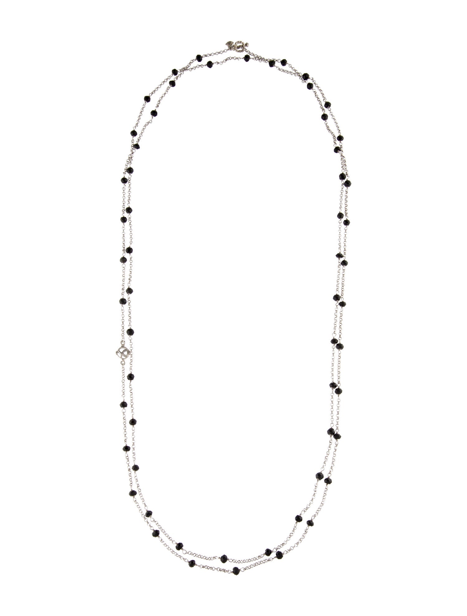 David Yurman Onyx Station Necklace