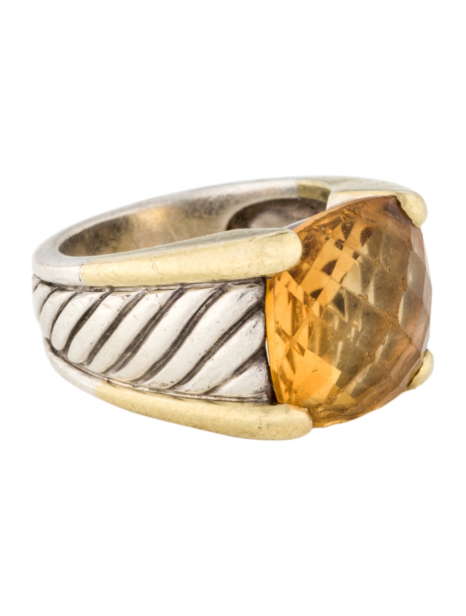 David Yurman Citrine Cocktail Ring