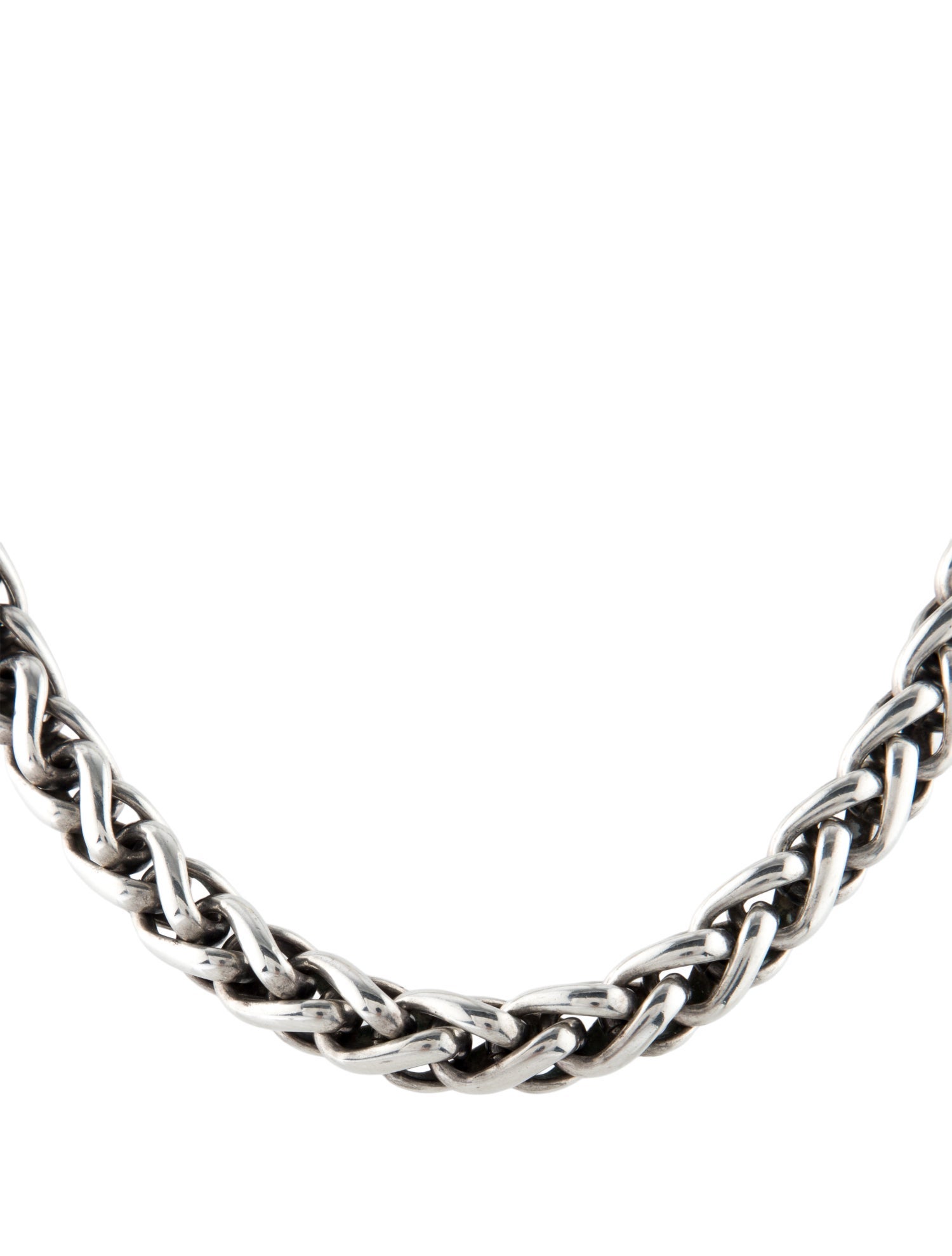 David Yurman Two-Tone Wheat Chain Necklace