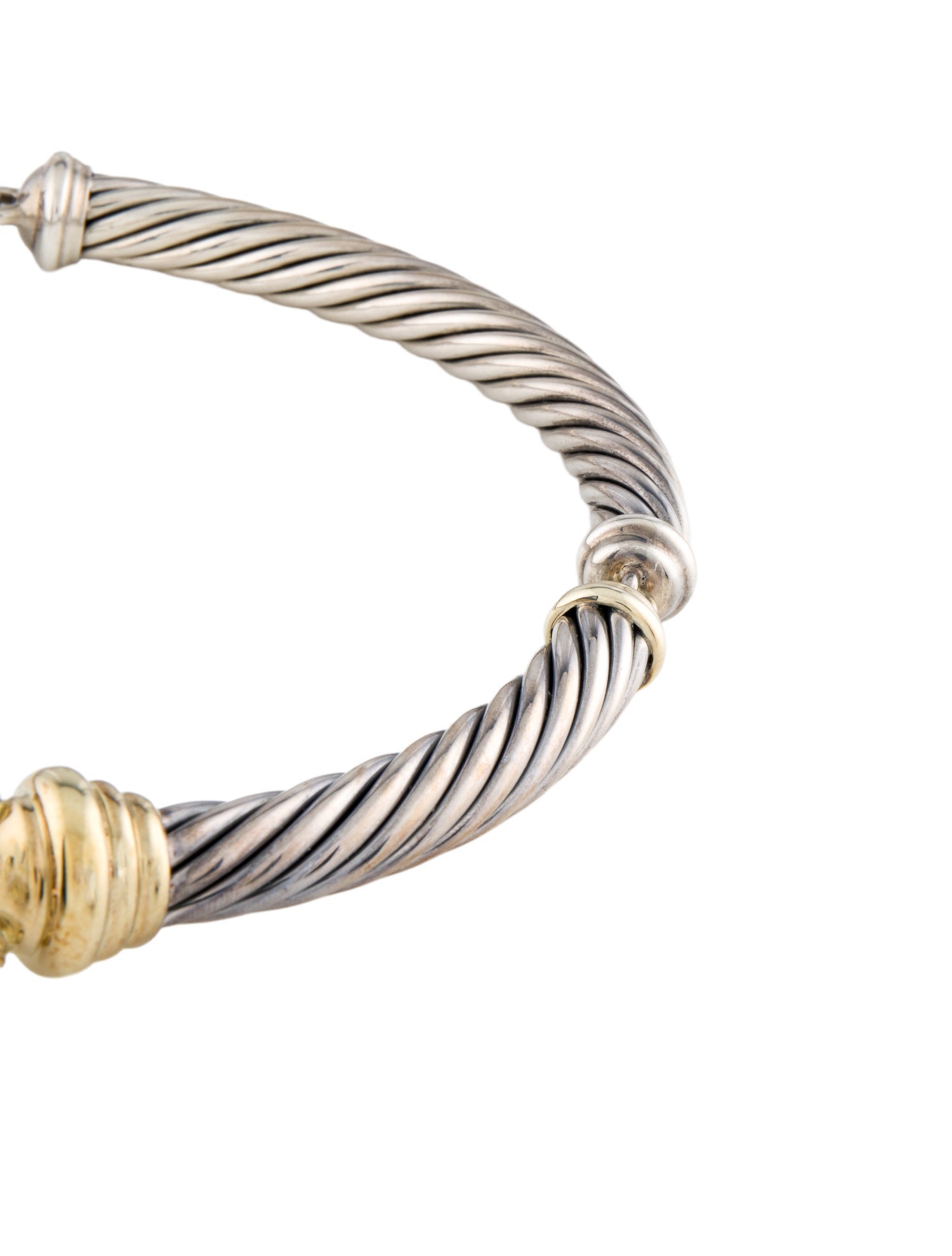 David Yurman Two-Tone Ruby Accent Collar