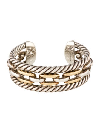 David Yurman Two-Tone Wellesley Cuff