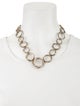 David Yurman Infinity Circle Graduated Link Necklace