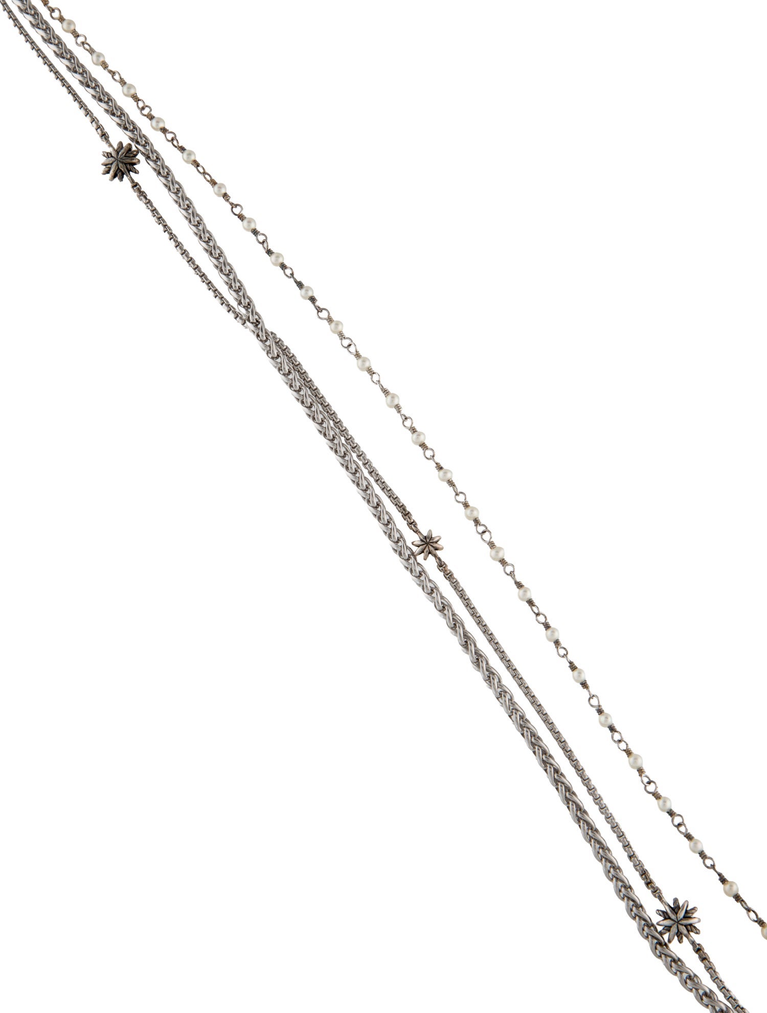 David Yurman Pearl Starburst Multistrand Necklace